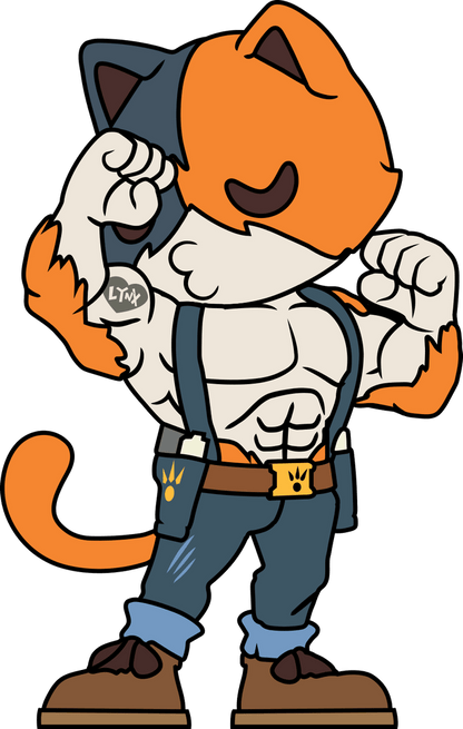 Meowscles Pin