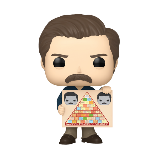 Pop! Ron Swanson me Piramidën e tij të Lumturisë 