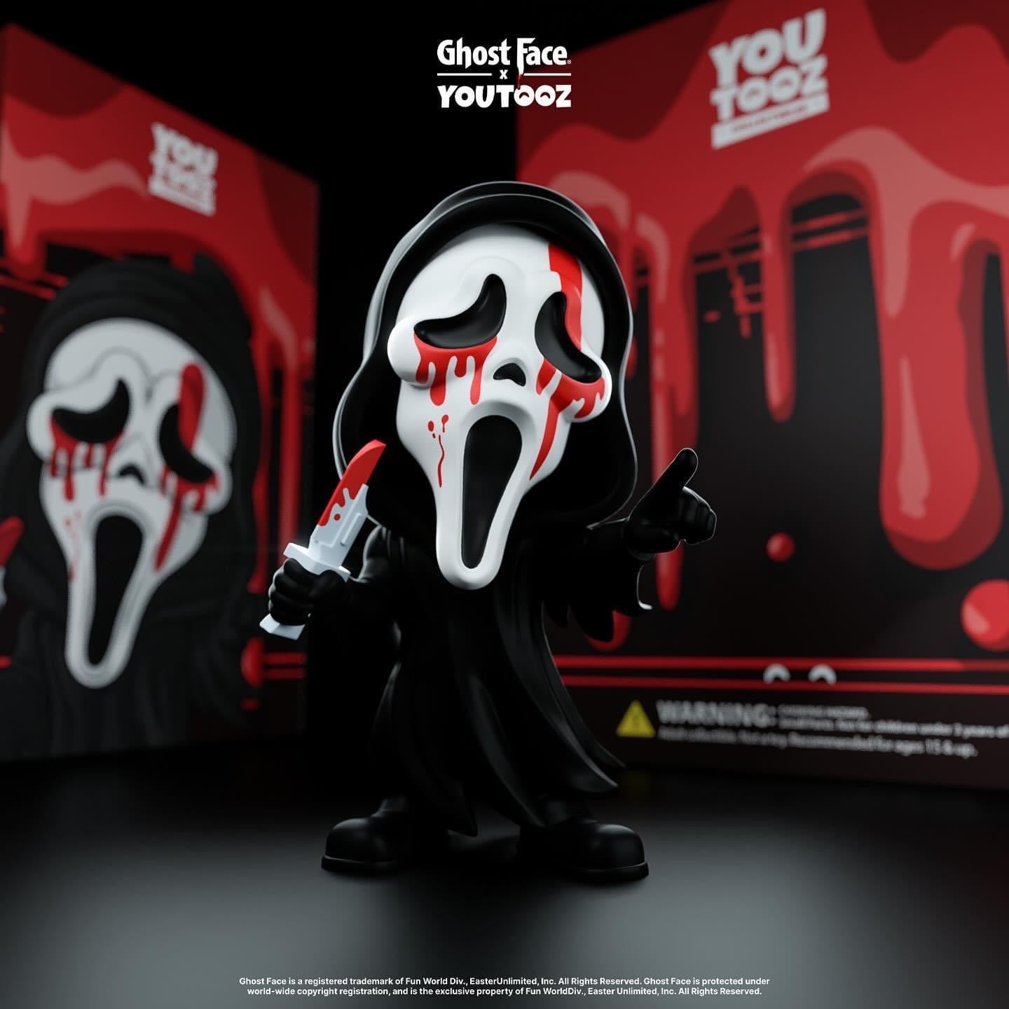 Scream Vinyl figurine Ghost Face Youtooz Ghostface sang