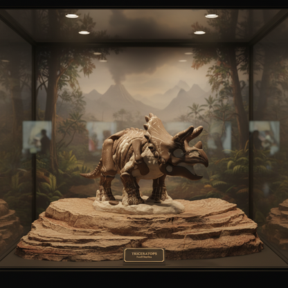 ポップ！トリケラトプス（化石） 
