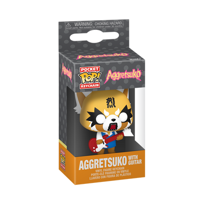 Móc khóa Pop! Aggretsuko kèm đàn ghita