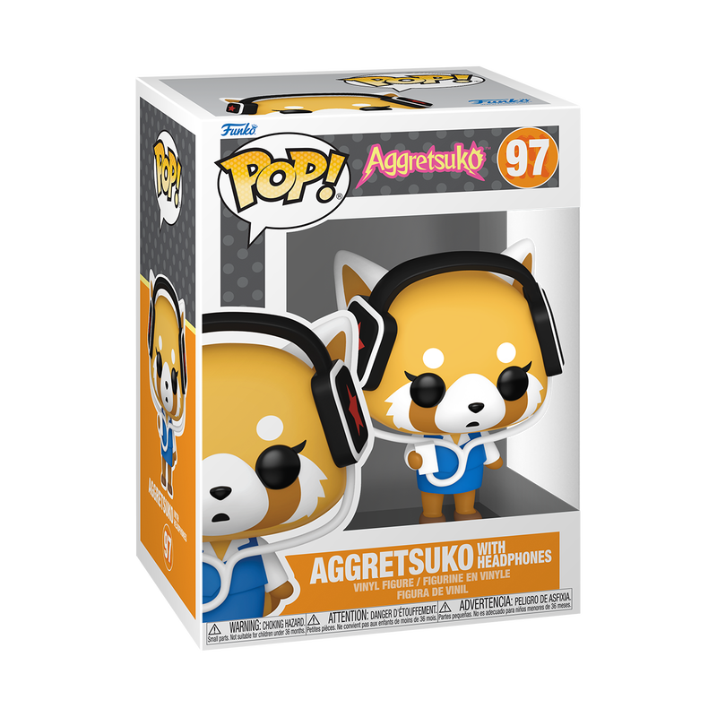 Pop! Aggretsuko con le cuffie