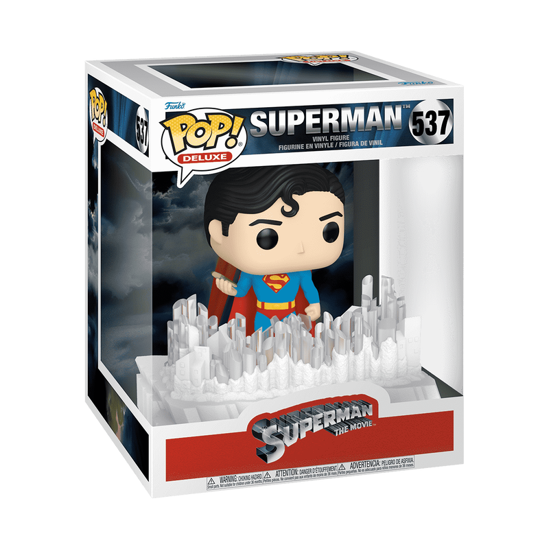 pop deluxe superman with crystal fortress of solitude 1978 537