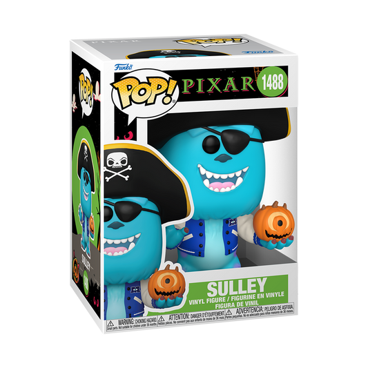 Sully fantasiado de pirata