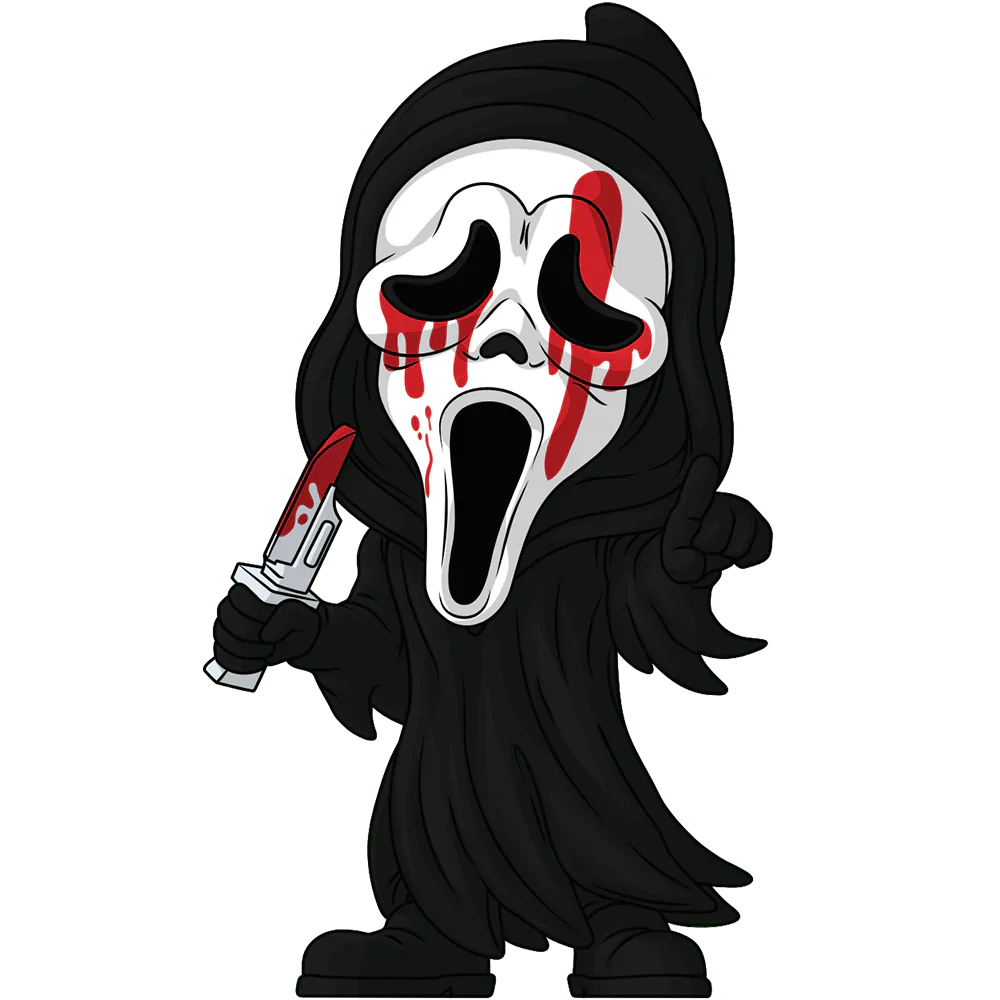 Scream Vinyl figurine Ghost Face Youtooz Ghostface sang