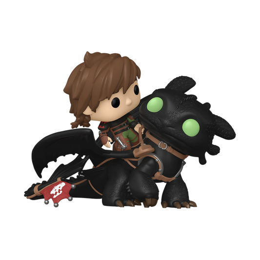 Hiccup with Toothless - Pop! Rides Deluxe - PRE-ORDER* 