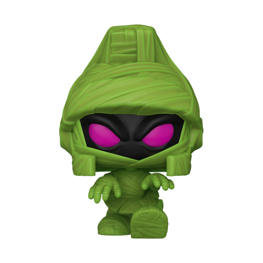 Pop! Marvin, o Marciano, fantasiado de múmia (brilhante) 