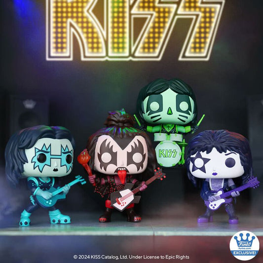 Pop! KISS (Spotlight tal-Kulur) Pakkett ta' 4 