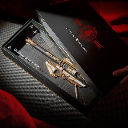 Plaque Réplique Destiny Exotic Armory Collection "Gjallarhorn"