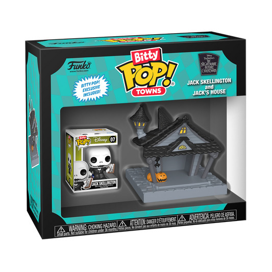 Bitty Pop! Towns Jack Skellington e sua casa 