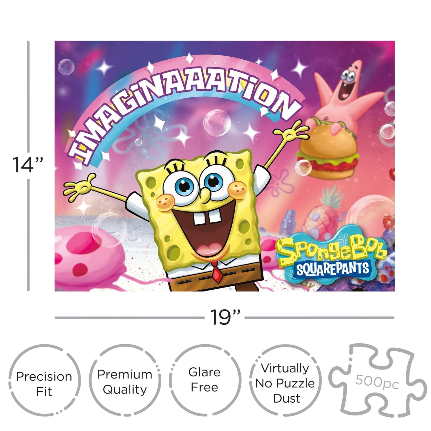 Puzzle Bob l’éponge 500 pièces - détail