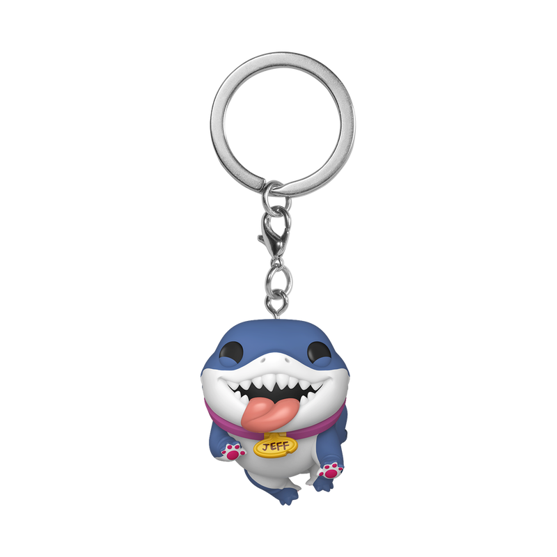Pop! Keychain Jeff le Requin Terrestre (Marvel Rivals)