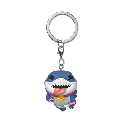Pop! Keychain Jeff le Requin Terrestre (Marvel Rivals)