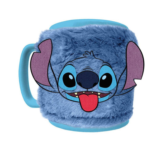 Taza afelpada de Lilo y Stitch - Cara de Stitch
