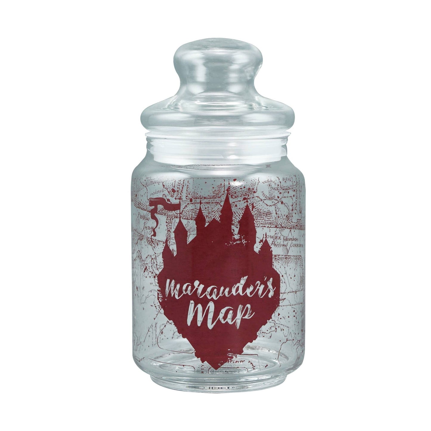 Harry Potter Glass Sweet Jar - Marauder's Map 750 ml