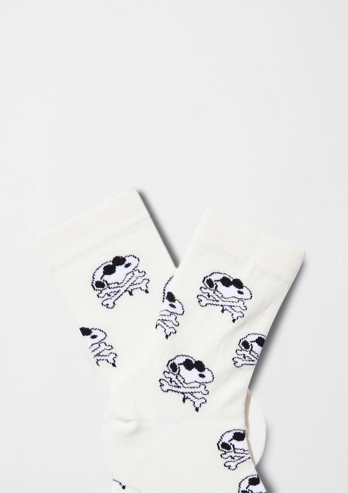 Chaussettes BeSnoopy Skull OffWhite