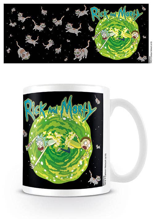 Taza de Rick y Morty - Dimensión Gato Flotante