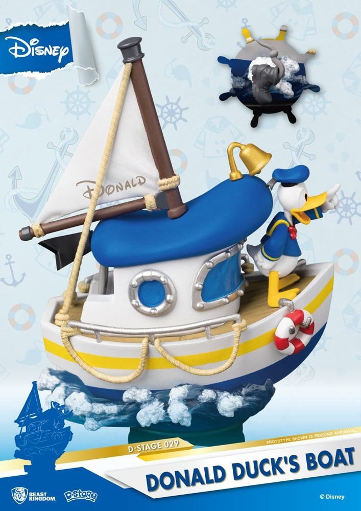 Diorama D-Stage Le Bateau de Donald Duck