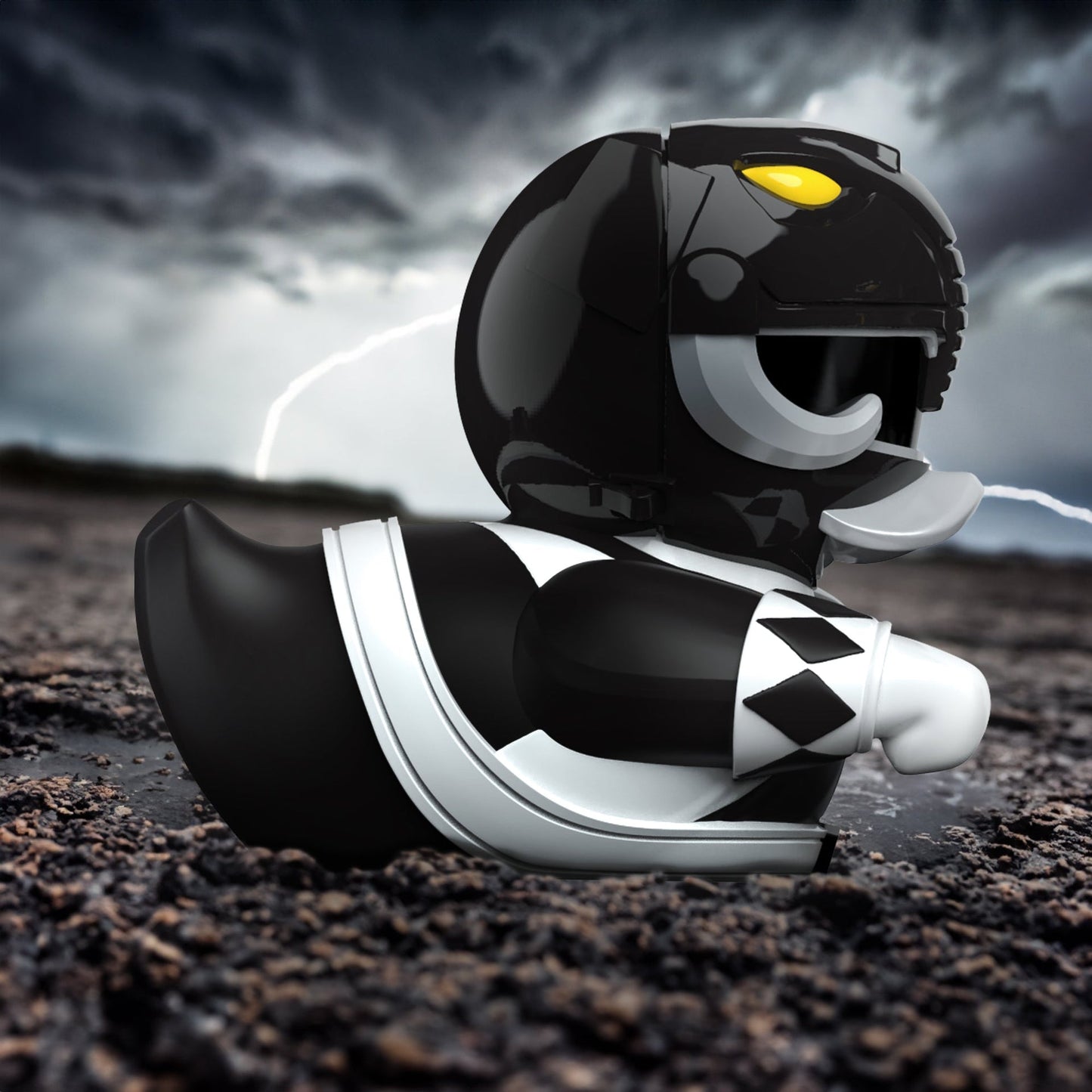 Canard Power Rangers Noir (First Edition) - vue 4