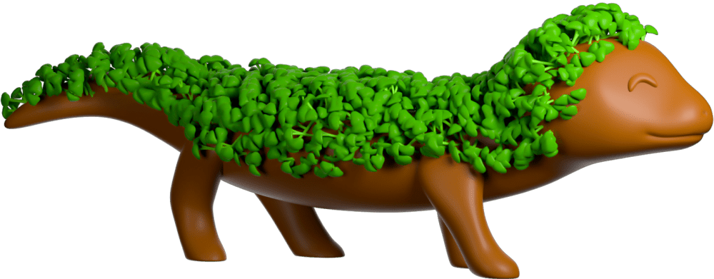 Lagartija Motivacional (Chia Pet)