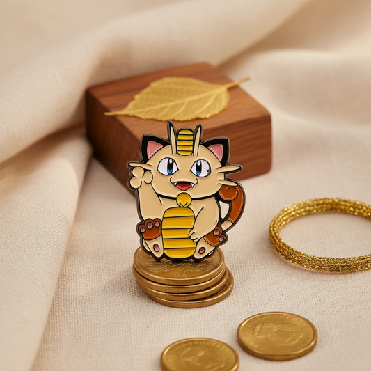 Ghim hình mèo may mắn Meowth