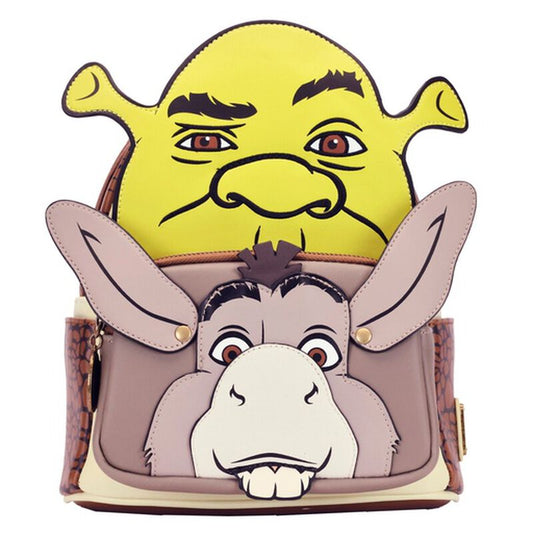 shrek and donkey cosplay mini backpack