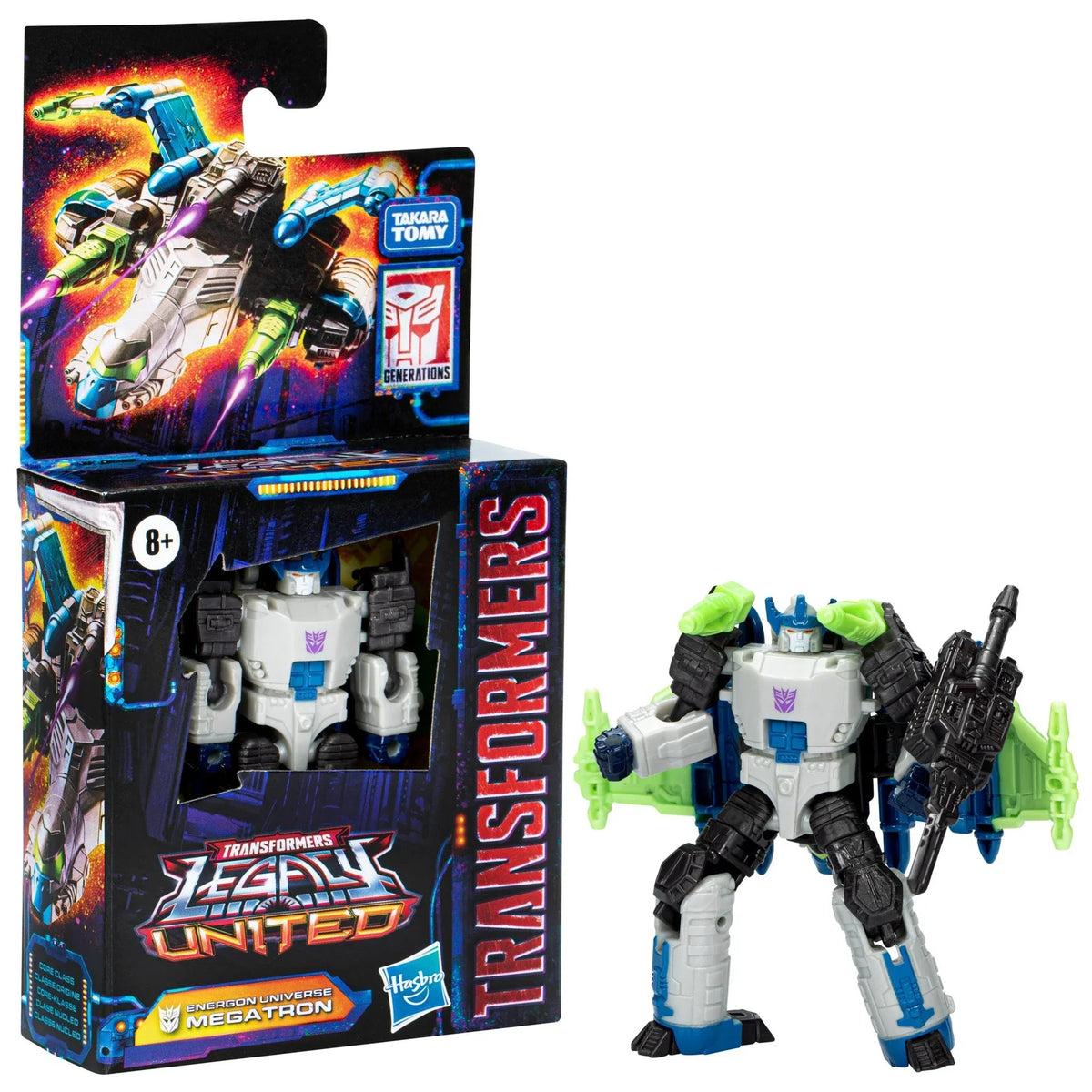 Ġenerazzjoni tat-Transformers Legacy Klassi Magħquda tal-Qalba Energon Univers Megatron