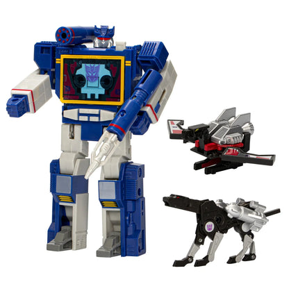 Transformers Retro G1 Autobot Soundwave, Laserbeak and Ravagemers (40th Anniversary)