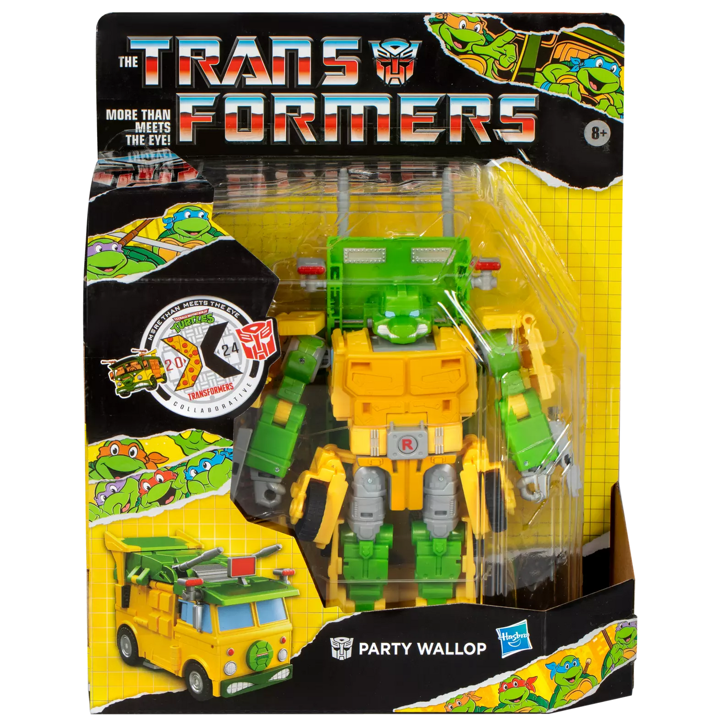 Transformers Collaborative Teenage Mutant Ninja Turtles x Transformers Party Wallop