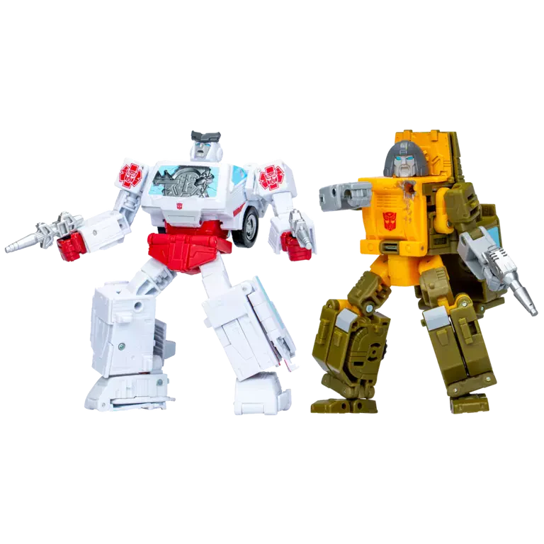 Paketa e Ratchet-it Deluxe të Serisë Transformers Studio Brawn &amp; Autobot