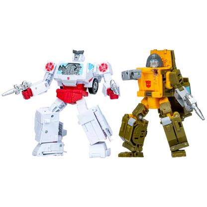 Paketa e Ratchet-it Deluxe të Serisë Transformers Studio Brawn &amp; Autobot