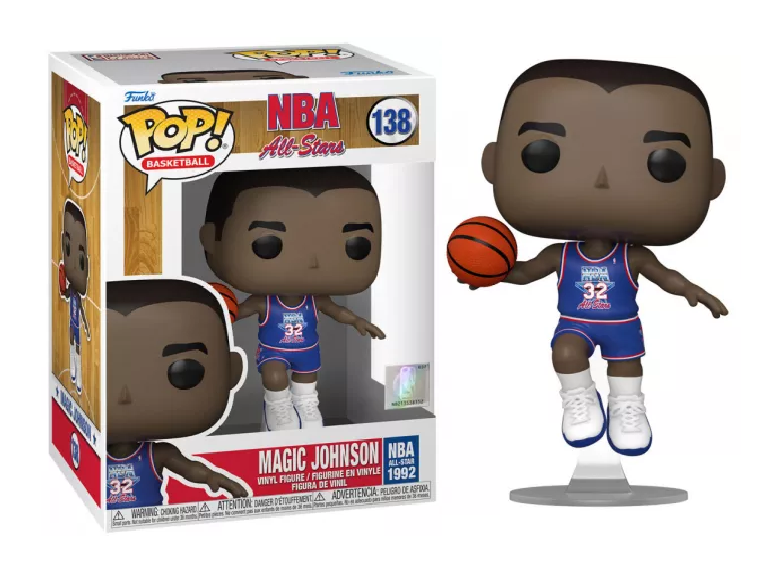 NBA Legends POP N° 138 Magic Johnson (Blue All star uni 1991)