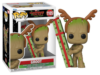 MARVEL POP N° 1105 Les gardiens de la galaxie Groot 'Holiday'