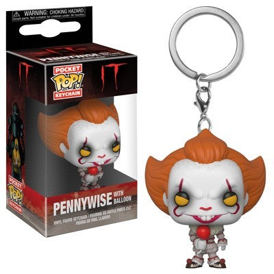 pop keychain pennywise with balloon
