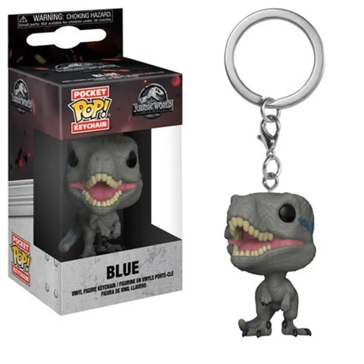 pop keychain blue
