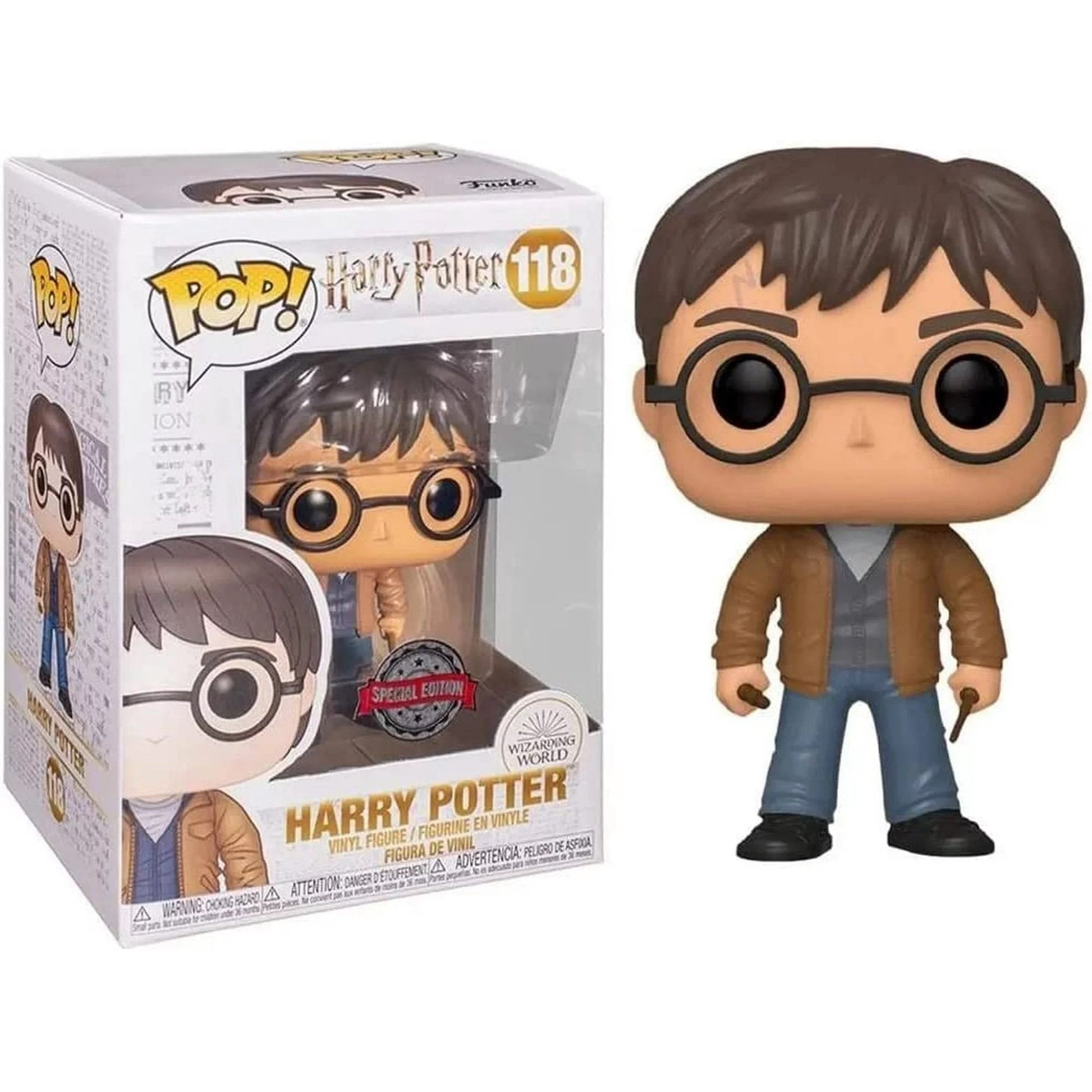 HARRY POTTER POP N° 118 Harry Potter W/2 Wands Special Edition