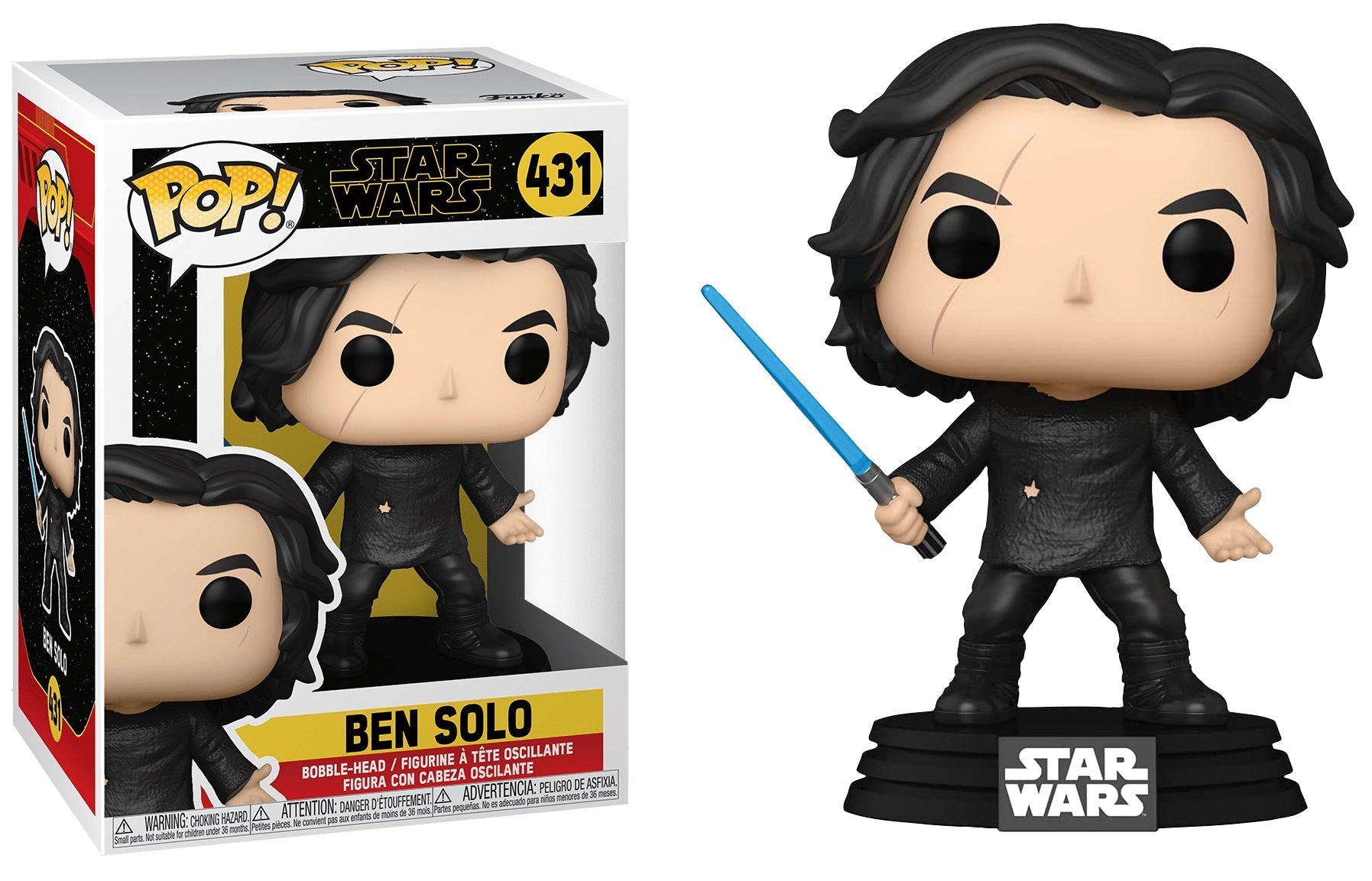 STAR WARS IX POP N° 431 Ben Solo w/ Blue Saber