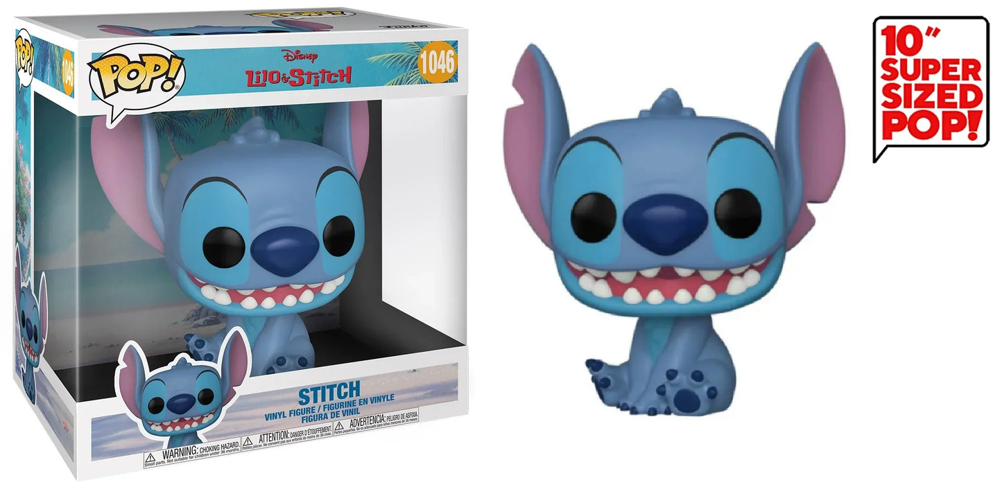 Funko Pop! Jumbo Stitch Souriant – Lilo et Stitch