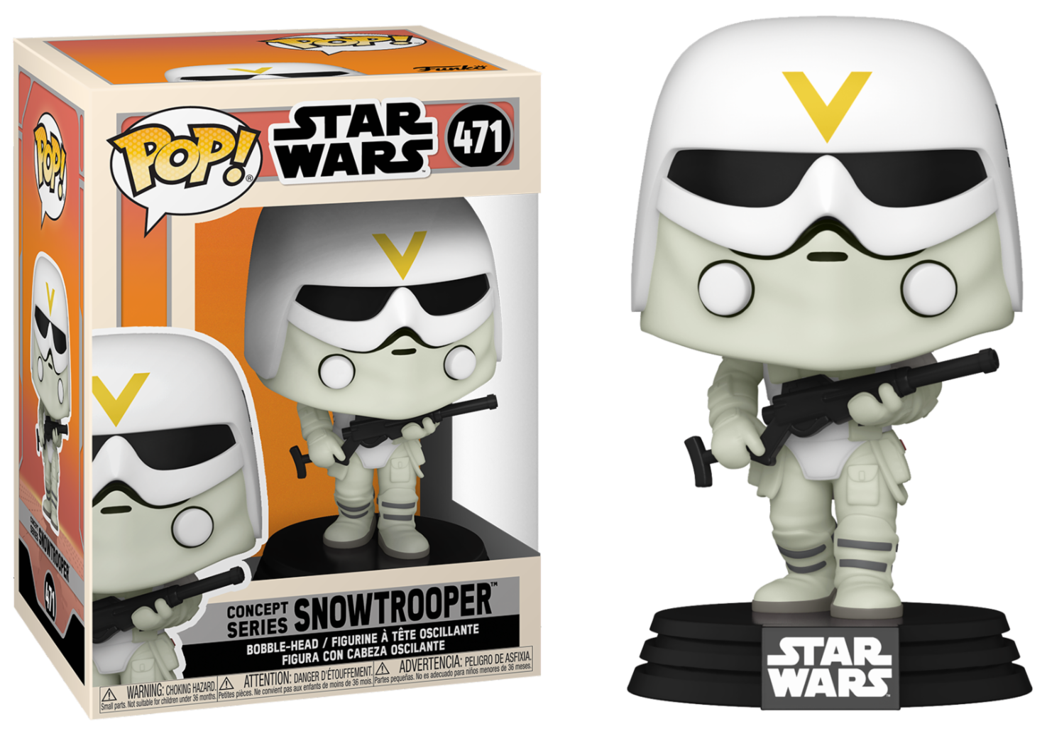star wars pop n 471 snowtrooper concept series