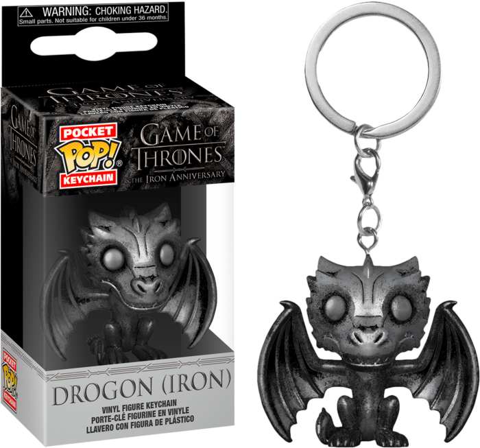 Drogon Funko Pop! Keychain | GAME OF THRONES Pocket Pop Keychains Drogon Funko