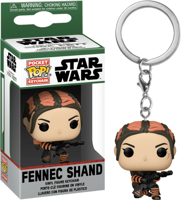 STAR WARS Pocket Pop Keychains Book of Boba Fett Fennec Shand