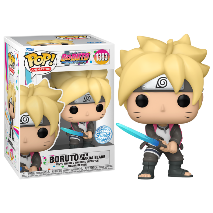 BORUTO POP Animation N° 1383 Boruto avec Epée de Chakra avec Chase