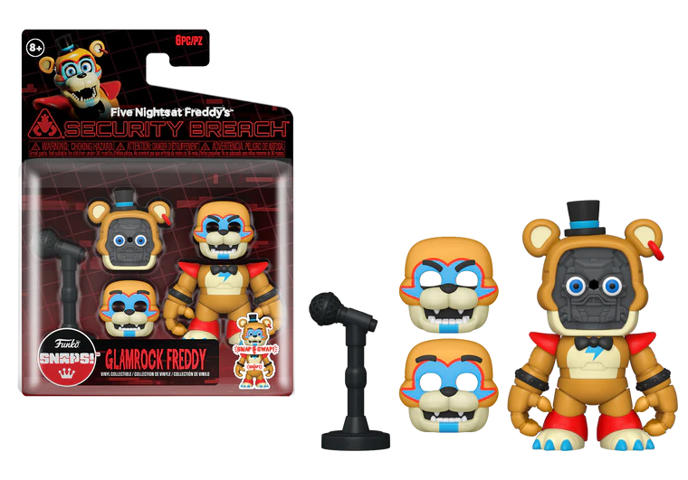 FNAF Glamrock Freddy Single Snap Pack Funko