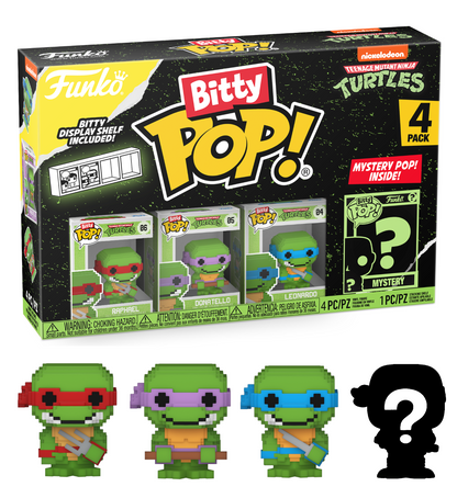 bitty pop teenage mutant ninja turtles 4 pack series 4