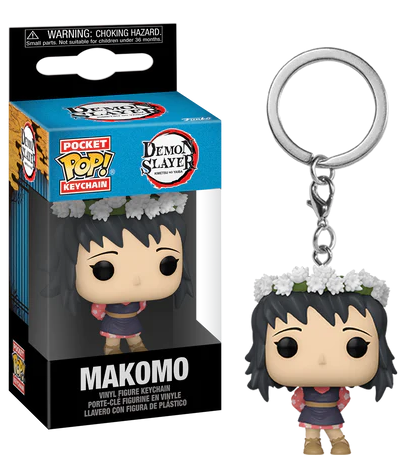 DEMON SLAYER Pocket Pop Keychains Makomo (Flower Headdress)