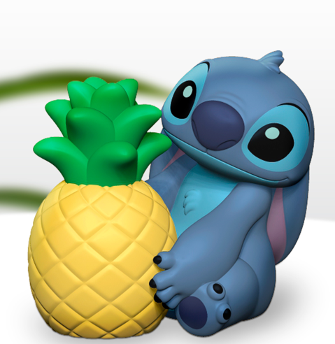 LILO & STITCH Stitch et Ananas Set Salière et Poivrière