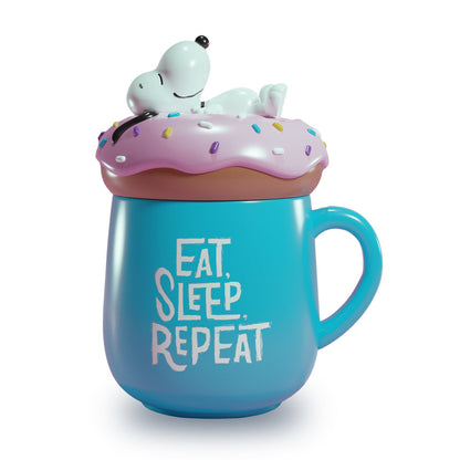 Caneca 3D do Snoopy - Comer-Dormir-Repetir