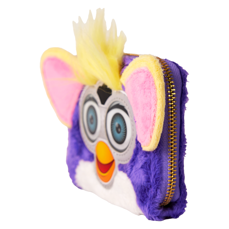 furby plush cosplay lenticular zip around wallet