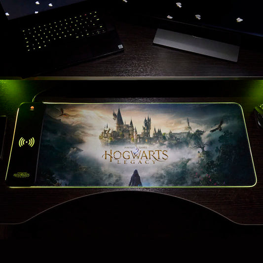 Hogwarts Legacy - Oversize Gaming Mat & Mobile Charger