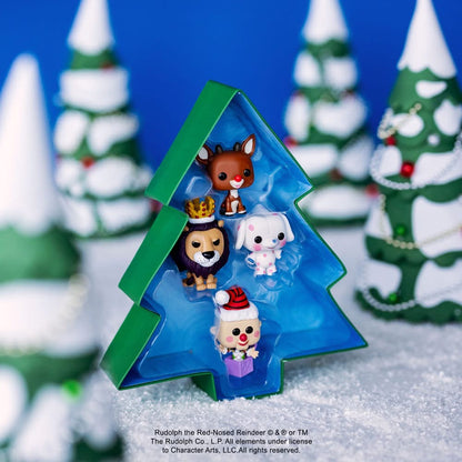 Pocket Pop! Holiday Rudolph chú tuần lộc mũi đỏ gói 4 